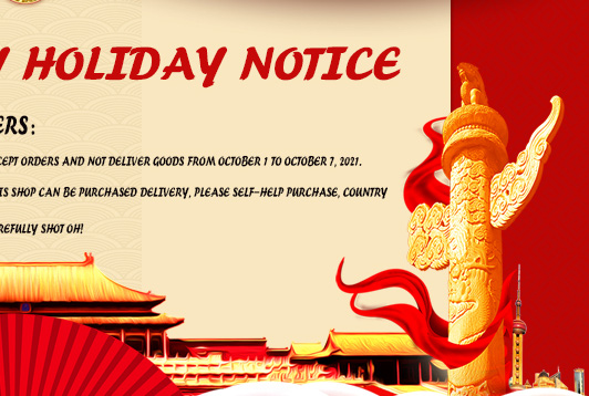 National Day Holiday Notice